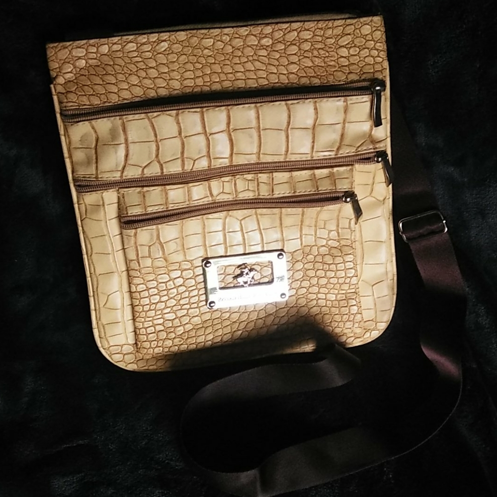 NWOT BHPC Faux Leather Crossbody Bag